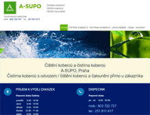 Tablet Screenshot of a-supo.cz